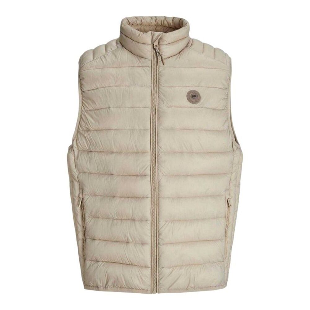 Jack And Jones Mens Puffer Vest / Crockery